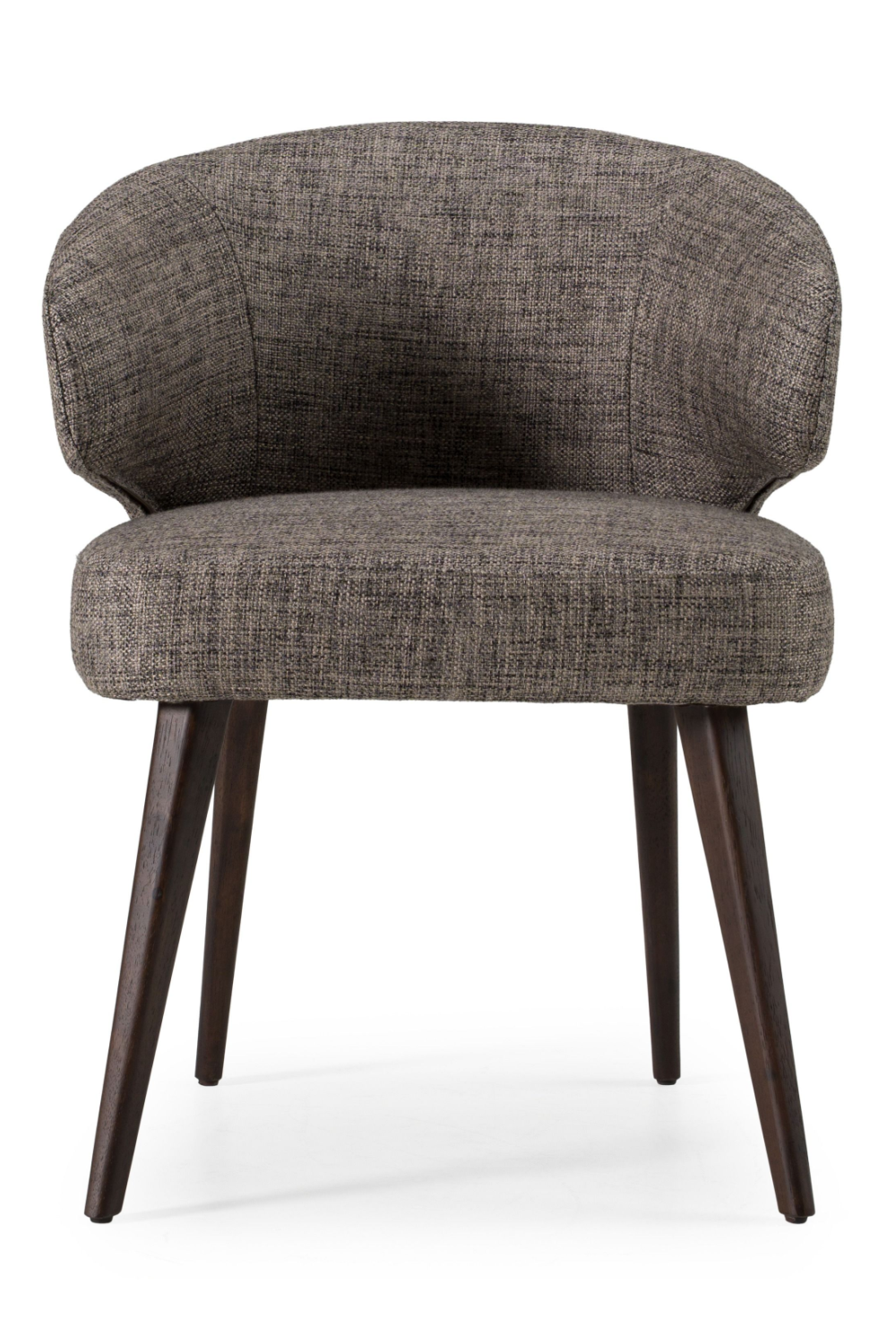 Gray Curved-Back Dining Chair | OROA Modern Carlton | Oroa.com