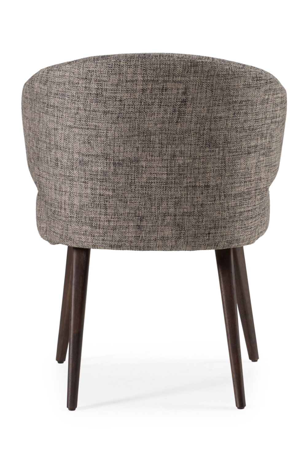 Gray Curved-Back Dining Chair | Oroa.com