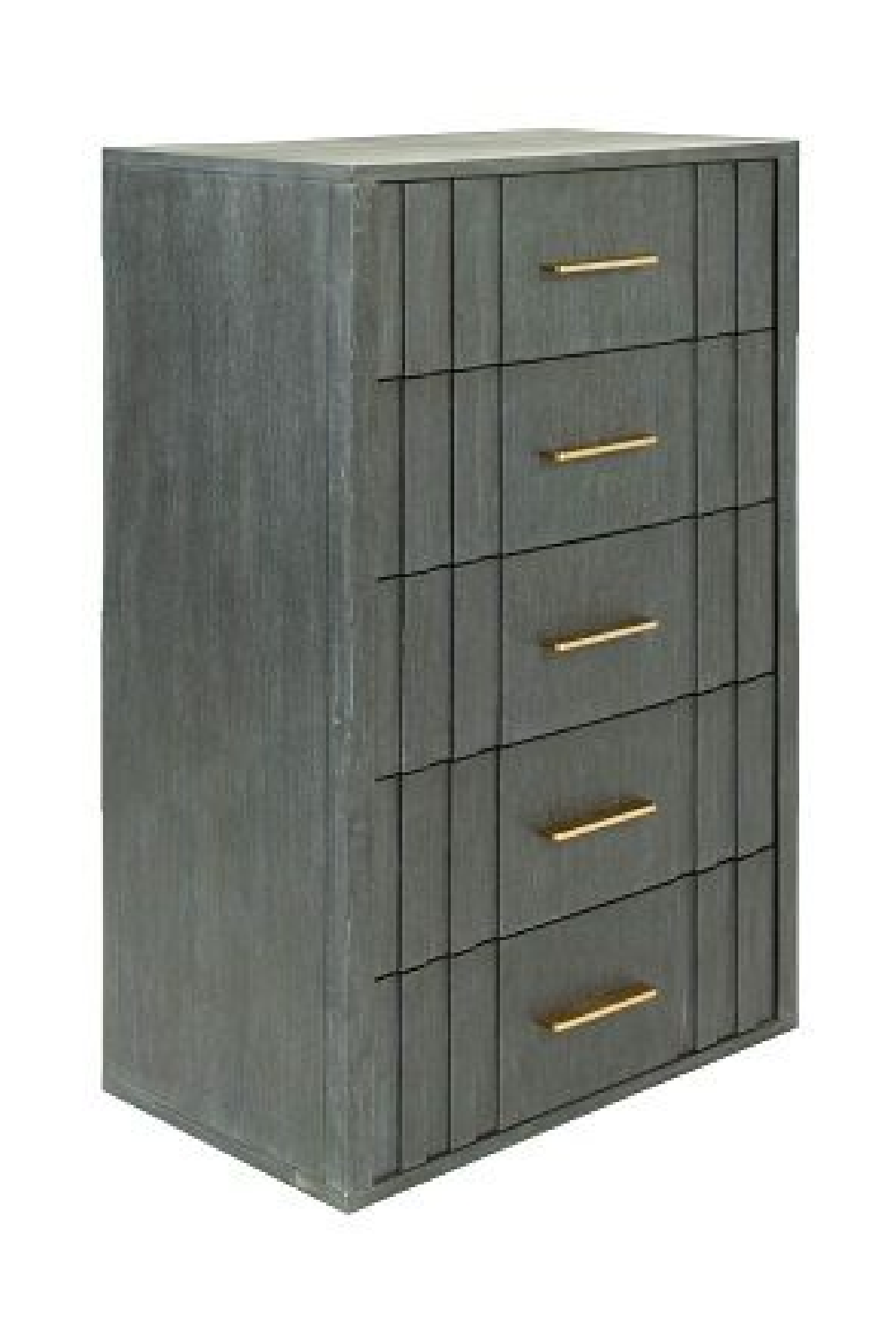 Gray Acacia 5-Drawer Chest | Oroa.com