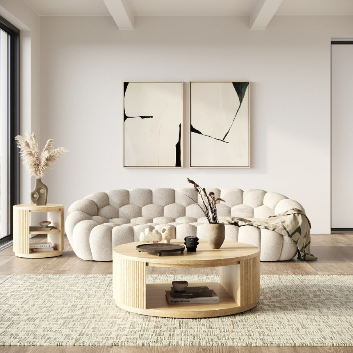 Natural Acacia End Table | Oroa.com