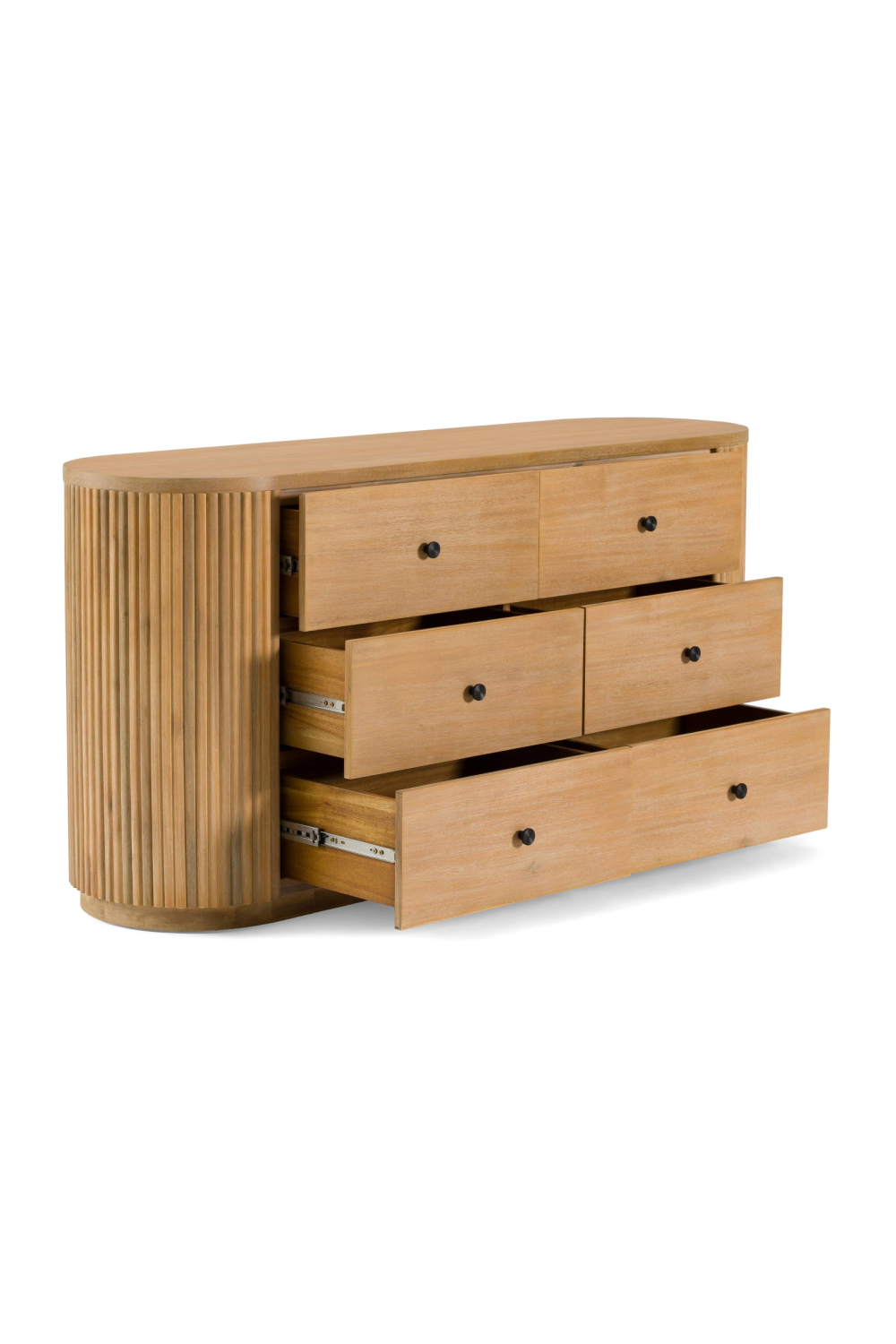 Natural Acacia 6-Drawer Dresser | OROA Modern Jacobson | Oroa.com