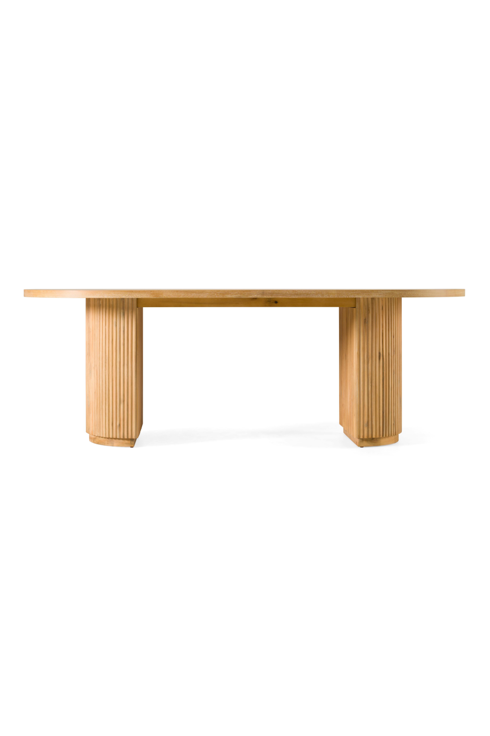 Natural Acacia Oval Dining Table | Oroa.com