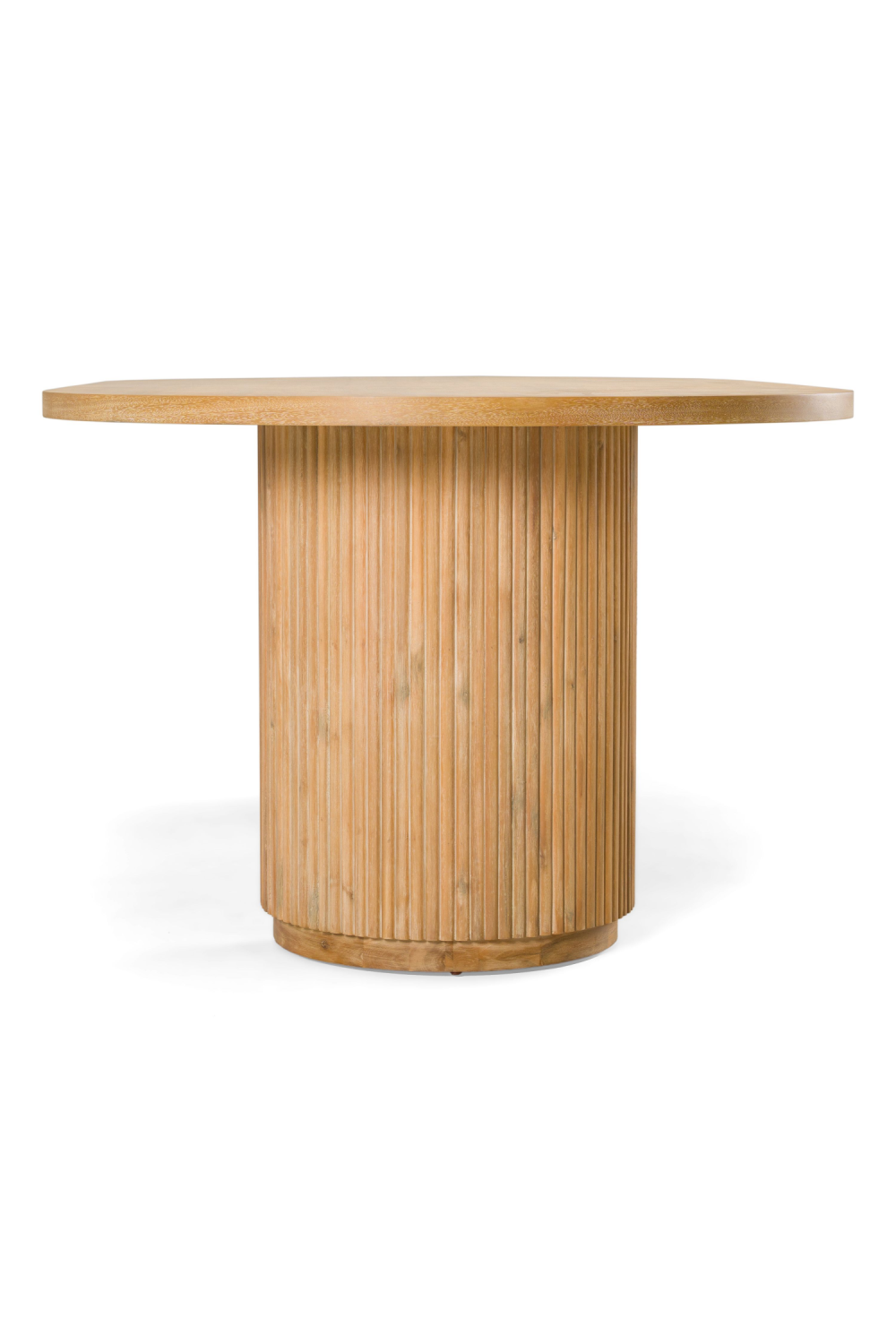 Natural Acacia Oval Dining Table | OROA Modern Jacobson | Oroa.com