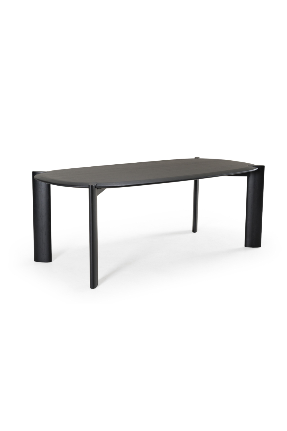 Black Wooden Oval Dining Table | OROA Modern Steven | Oroa.com
