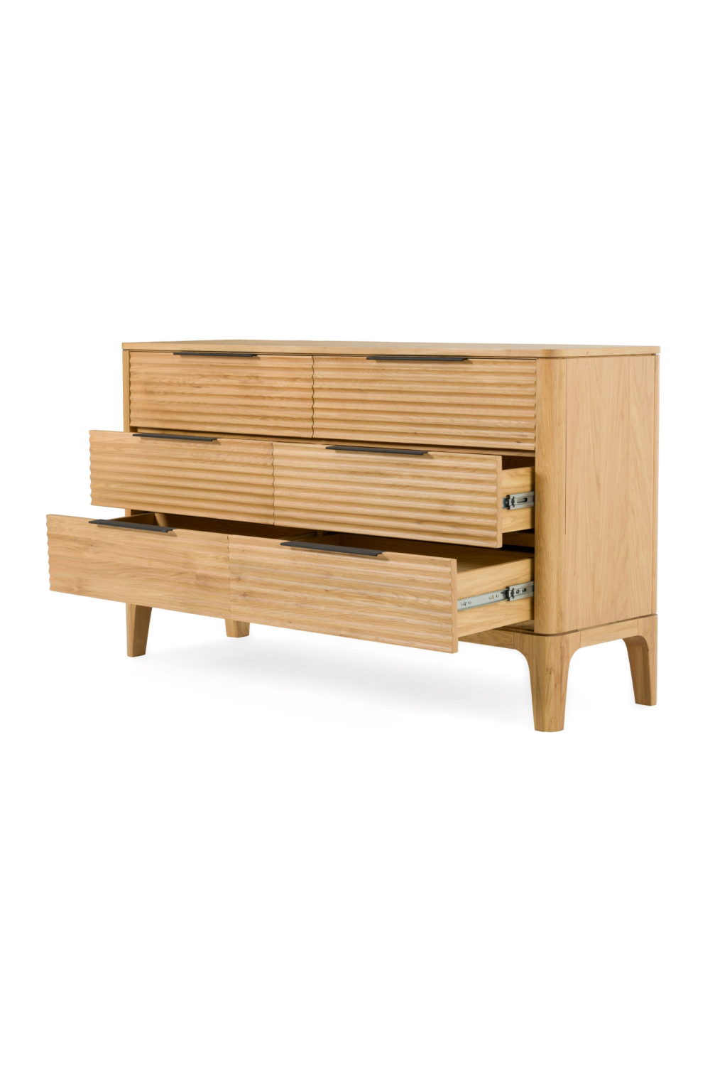6-Drawer Solid Oak Dresser | Oroa.com