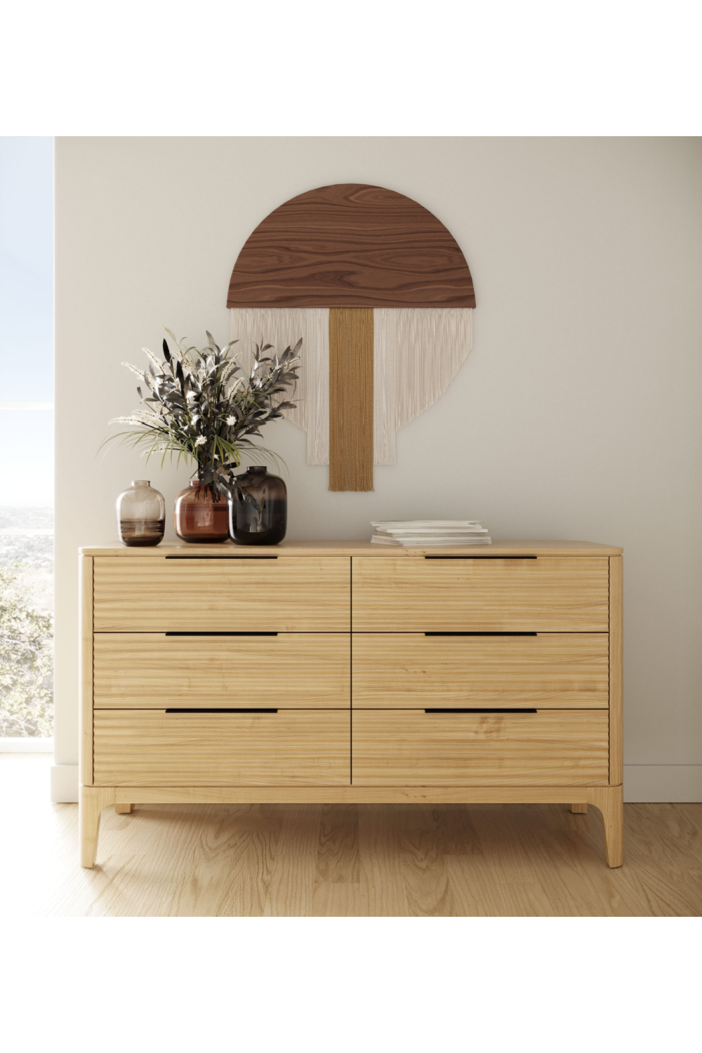 6-Drawer Solid Oak Dresser | OROA Modern Seattle | Oroa.com