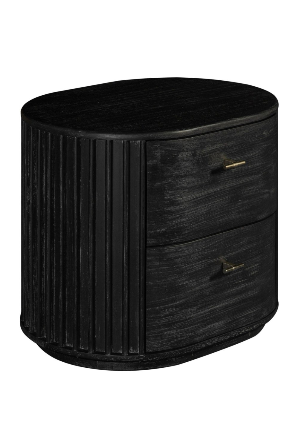 Solid Acacia 2-Drawer Nightstand | OROA Modern Fields | Oroa.com