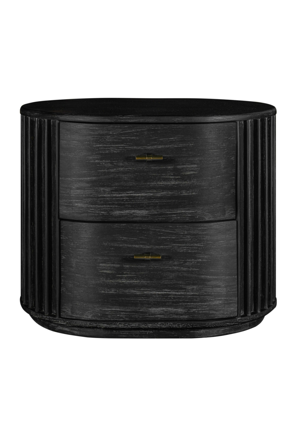 Solid Acacia 2-Drawer Nightstand | Oroa.com