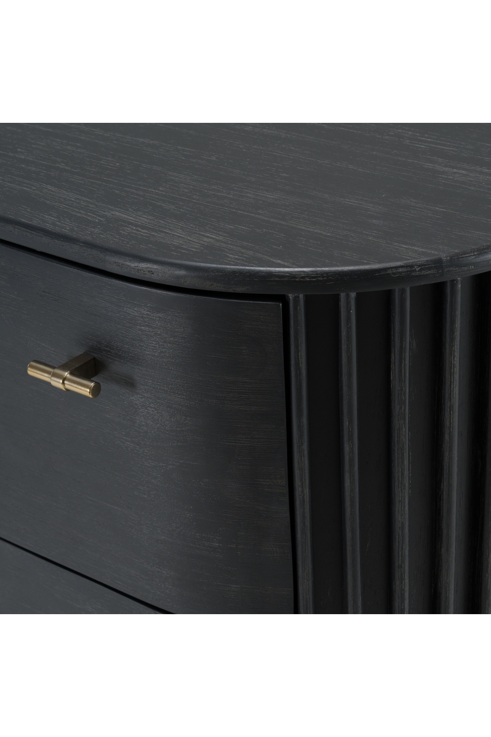 Black Acacia 4-Drawer Chest | OROA Modern Fields | Oroa.com