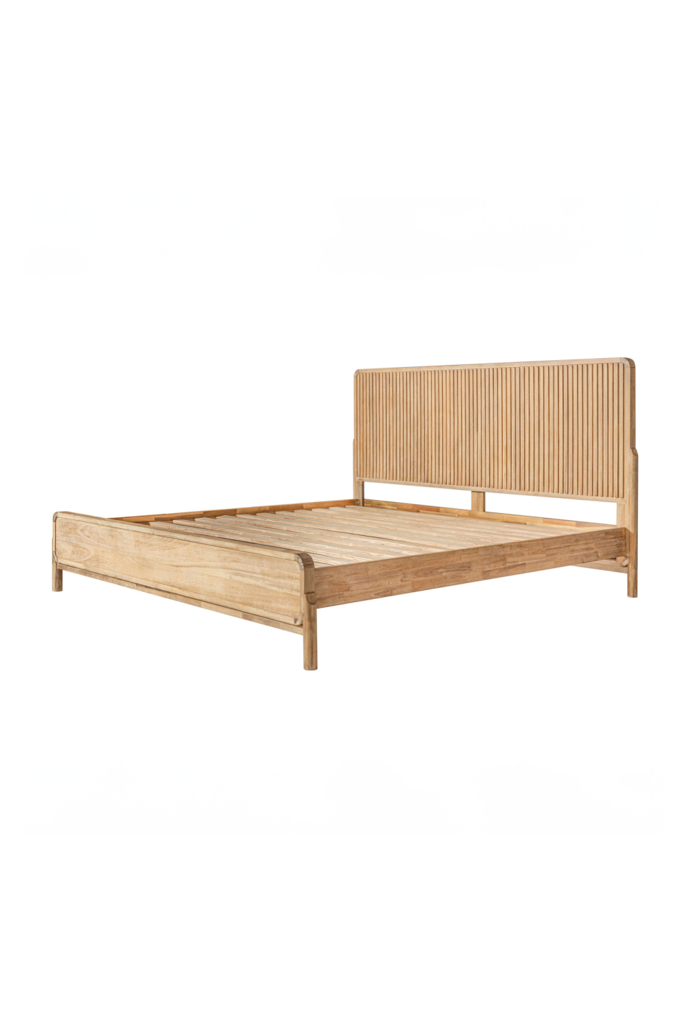 Natural Oak Slatted Bed | OROA Modern Mikala | Oroa.com