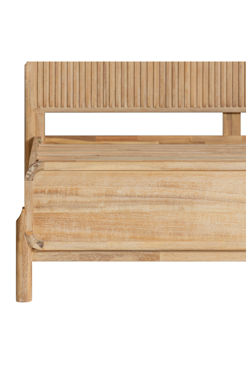 Natural Oak Slatted Bed | OROA Modern Mikala | Oroa.com