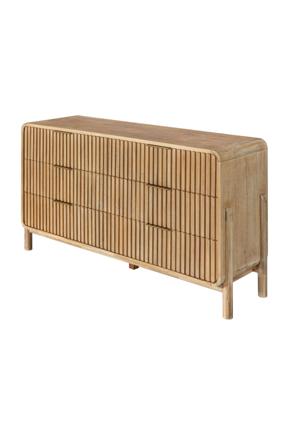 Natural Oak 6-Drawer Dresser | Oroa.com