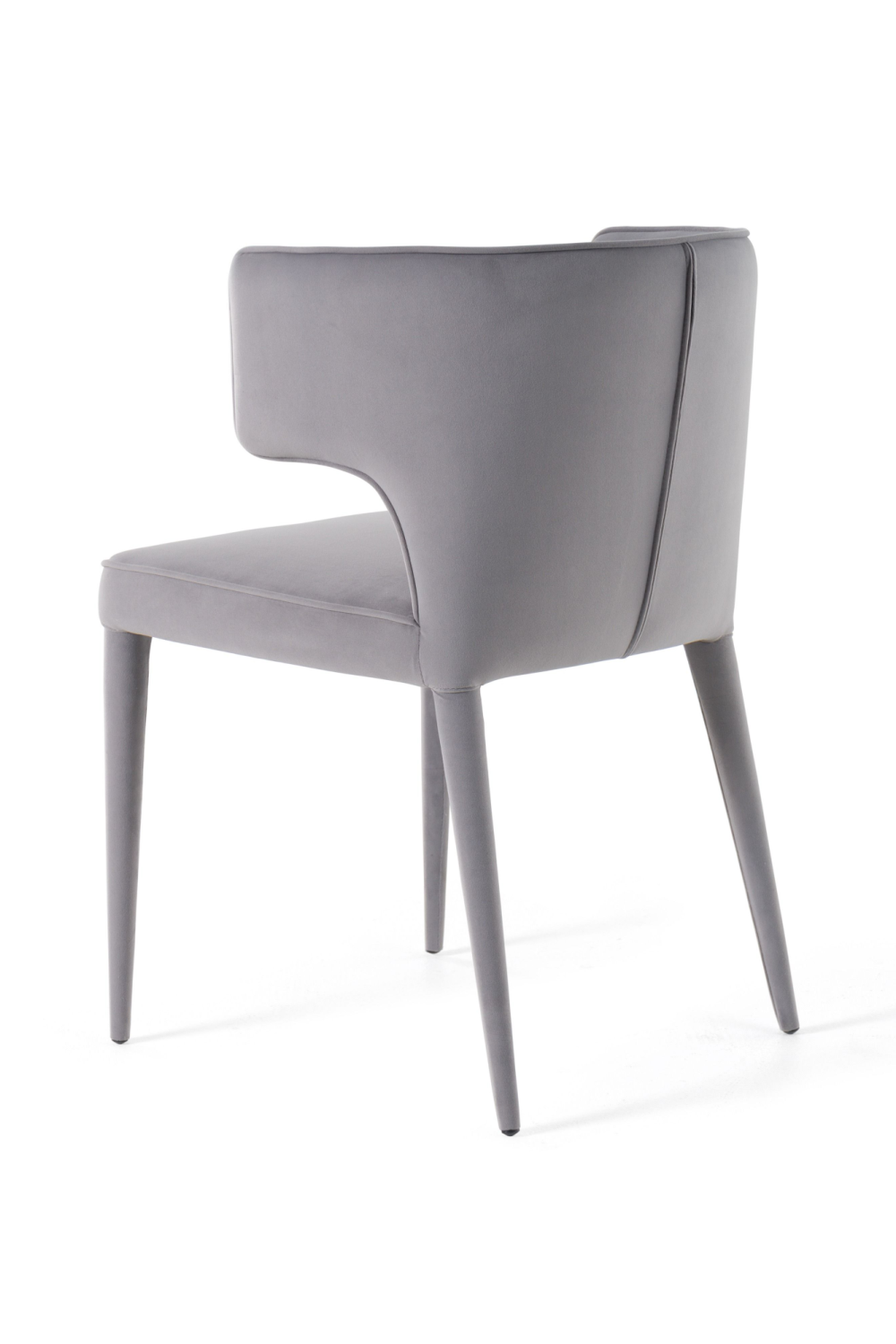 Velvet Contoured-Back Dining Chair | OROA Modern Lucero | Oroa.com