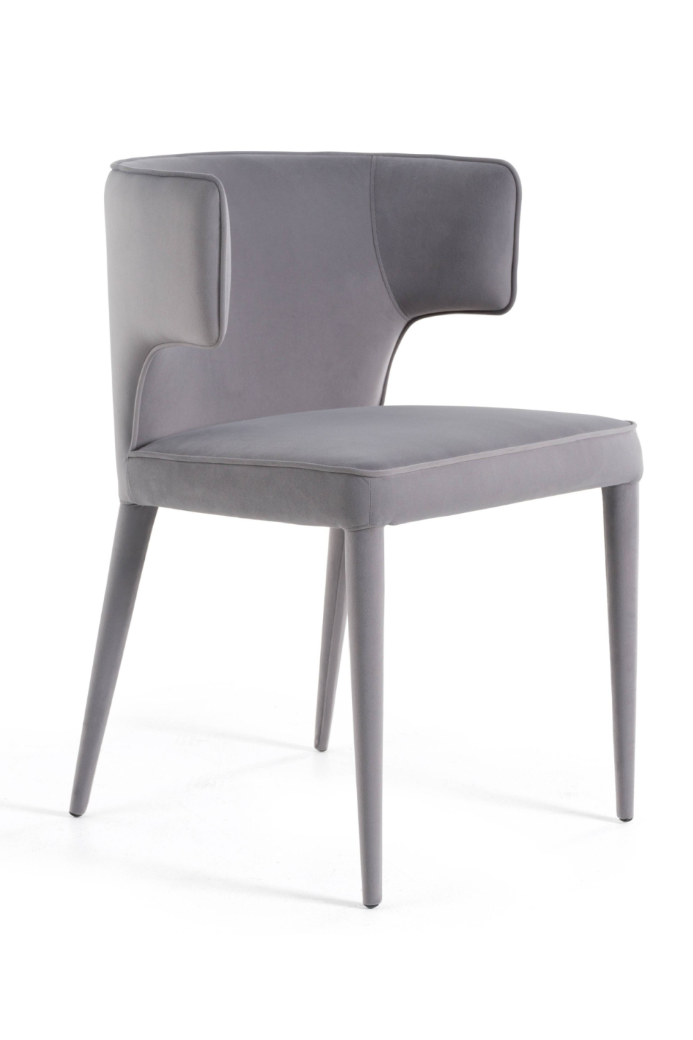 Velvet Contoured-Back Dining Chair | OROA Modern Lucero | Oroa.com