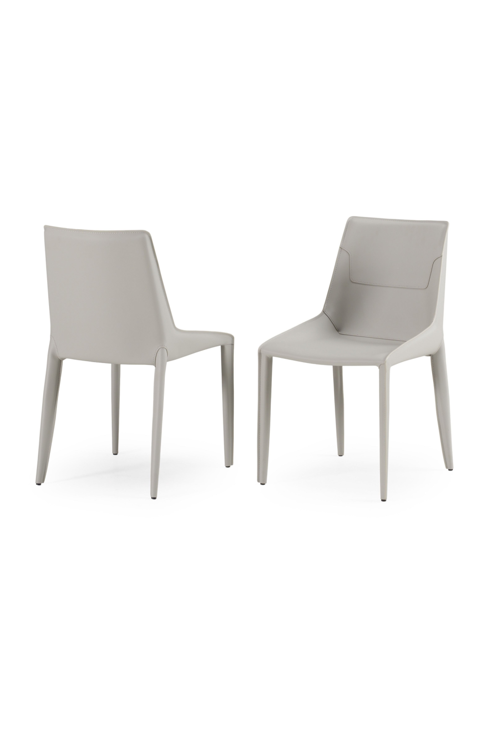 Saddle Leather Dining Chairs (2) | OROA Modern Halo | Oroa.com