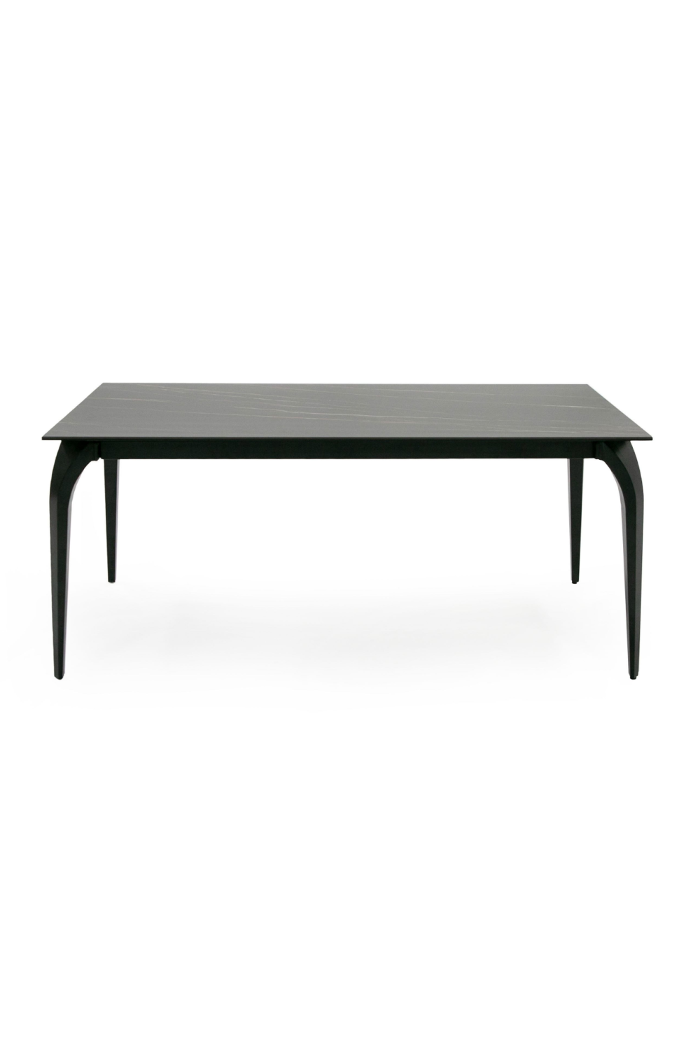 Black Ceramic Extendable Dining Table | Oroa.com