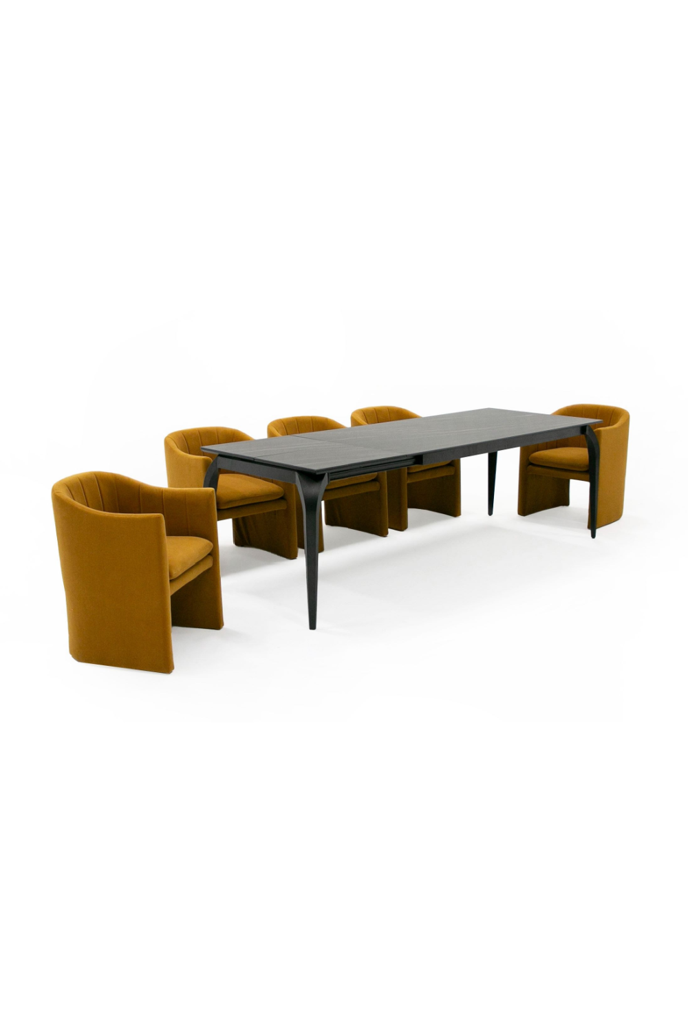 Black Ceramic Extendable Dining Table | Oroa.com