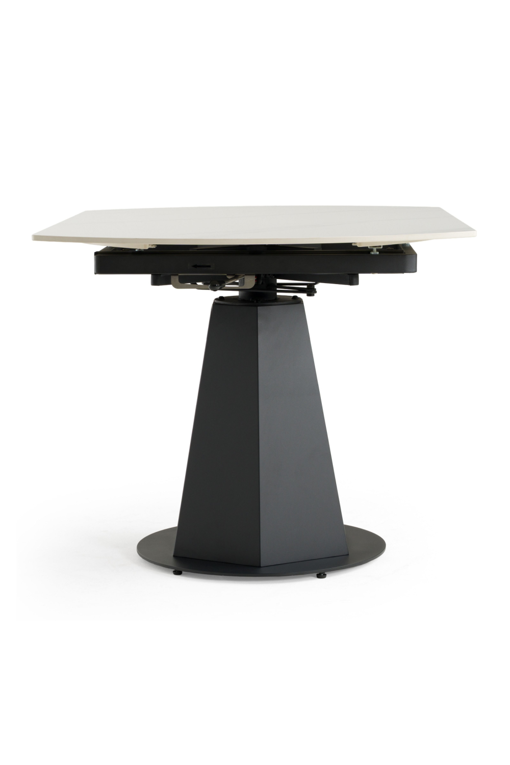 White Ceramic Extendable Dining Table | Oroa.com
