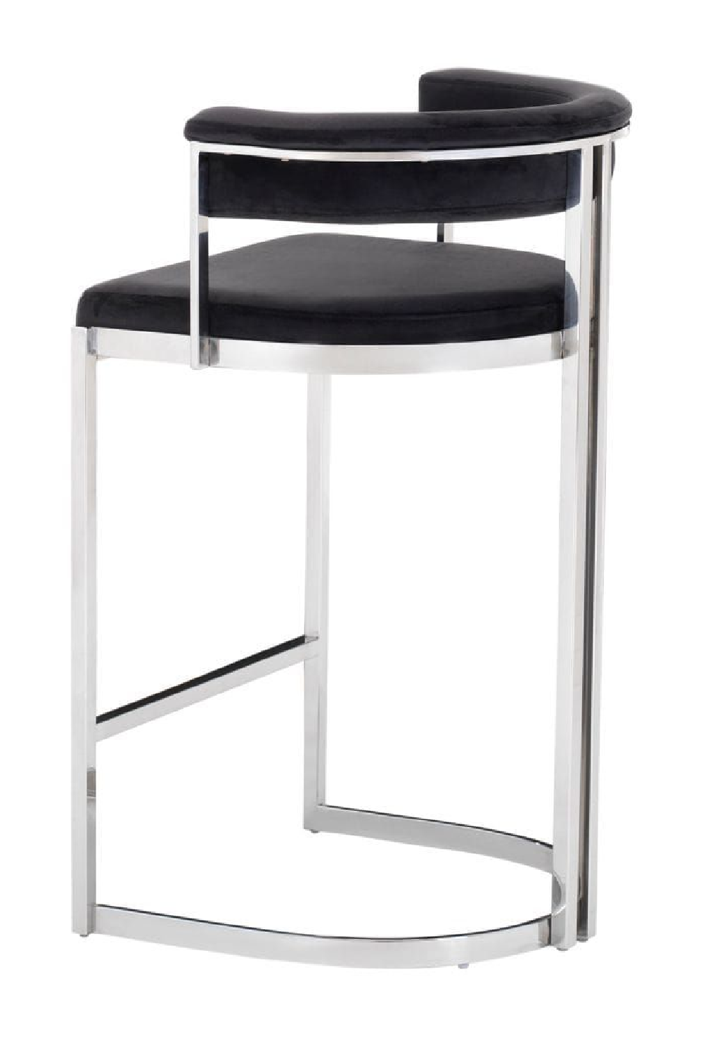 Black Velvet Counter Stool | OROA Modern Munith | Oroa.com
