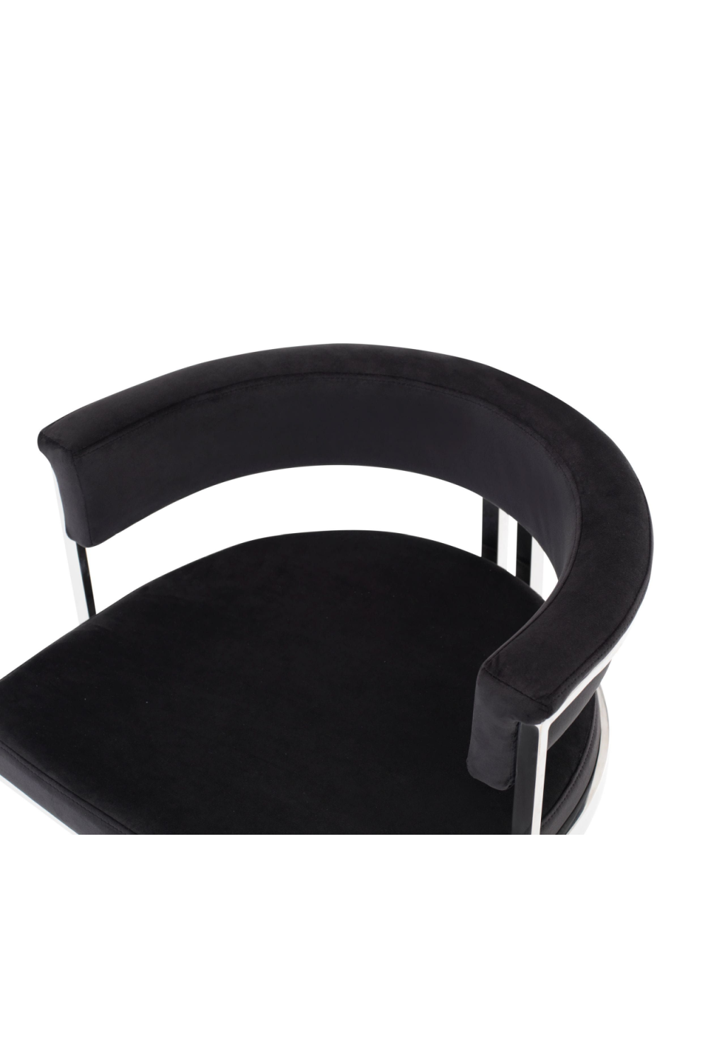 Black Velvet Counter Stool | Oroa.com