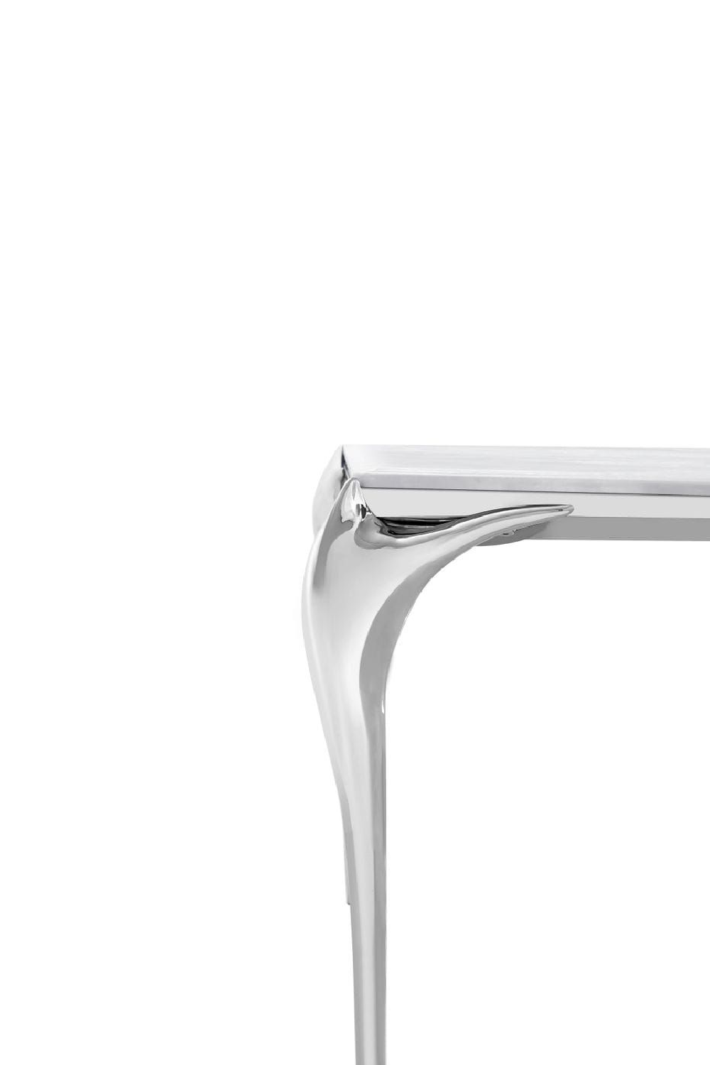 Stainless Steel Marble Console Table | OROA Modern Vince | Oroa.com