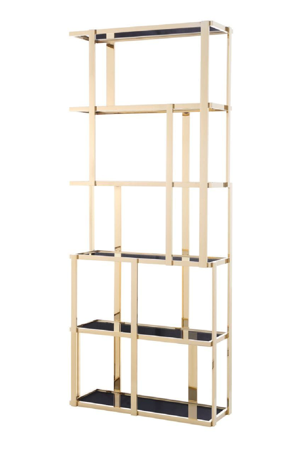 Gold Framed Bookcase | OROA Modern Tipton | Oroa.com