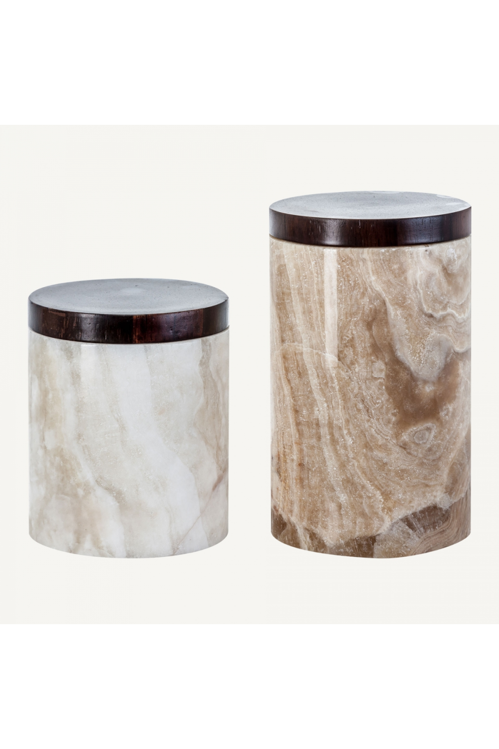 Cylindrical Onyx Box Set (2) | Vical Home Daily | Oroa.com