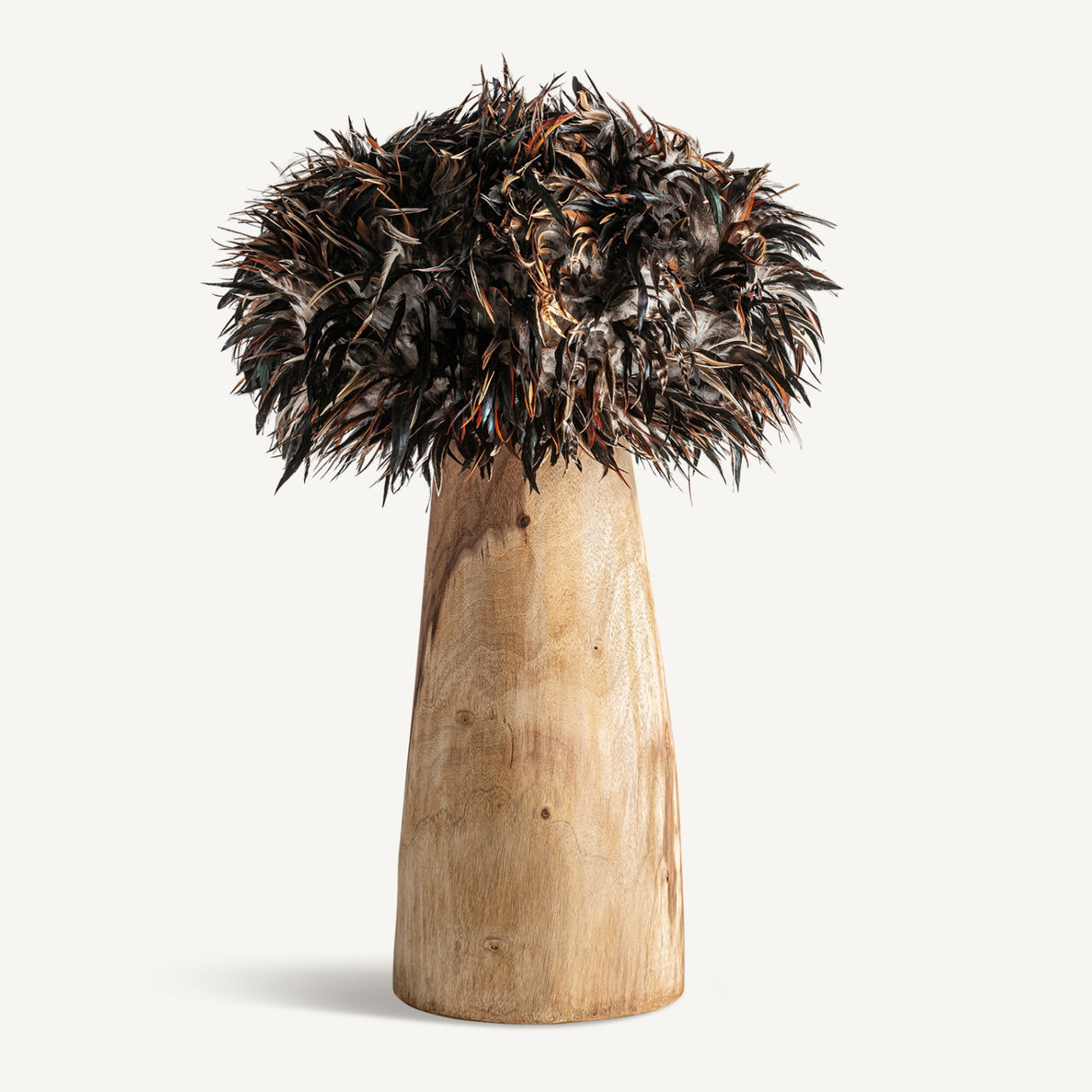 Natural Feather Table Lamp | Oroa.com