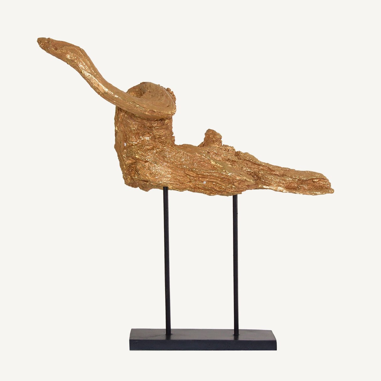 Gold Organic-Shaped Decorative Figure | Oroa.com