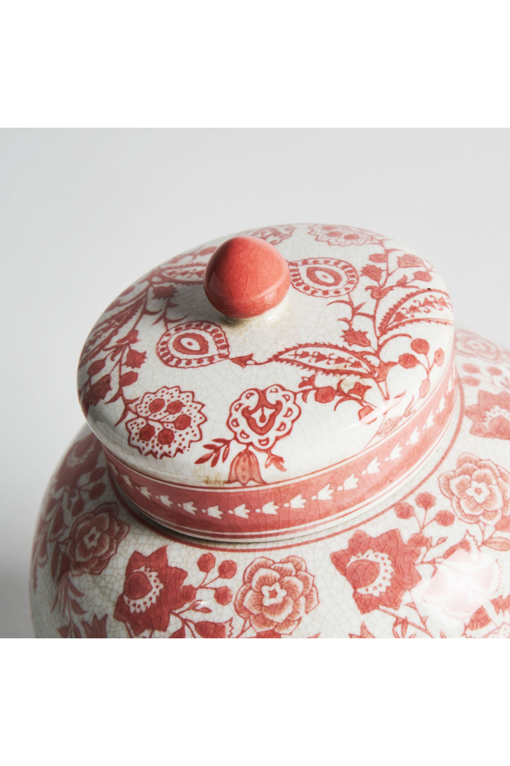 Red Foliage Porcelain Vase | Vical Home Celas | Oroa.com