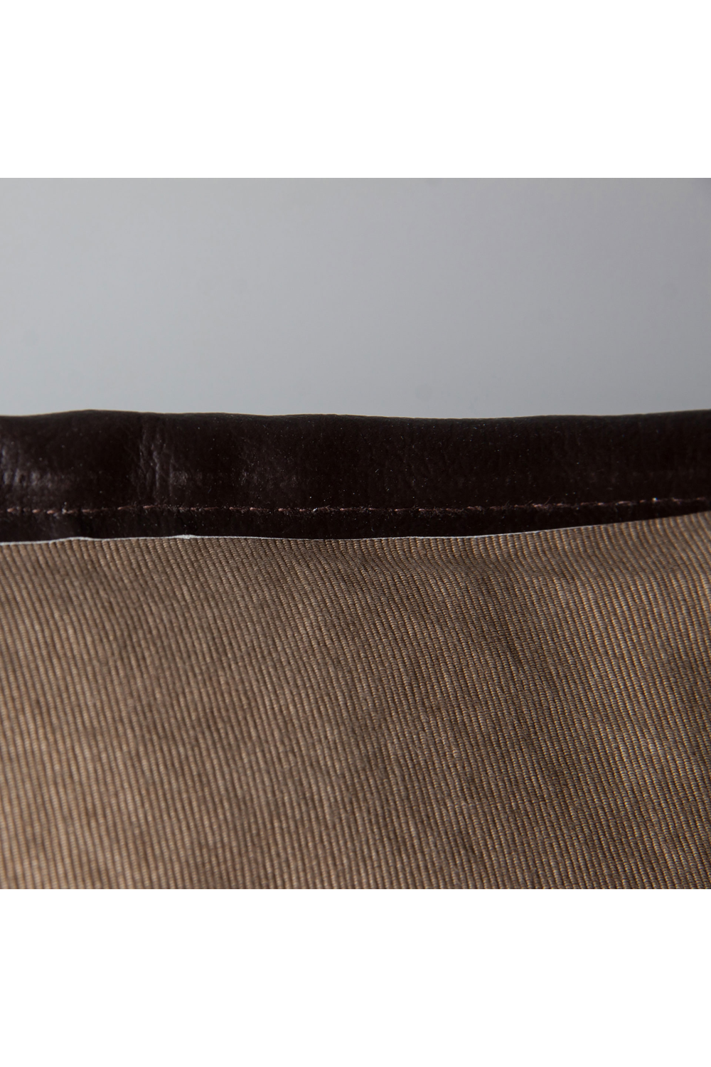 Taupe Cotton Hemmed Cushion | Vical Home Oliver | Oroa.com