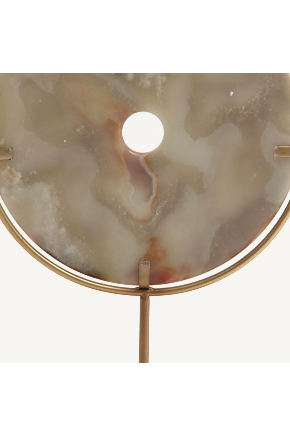 Round Natural Gem Decor Figure L | Vical Home Jade | Oroa.com
