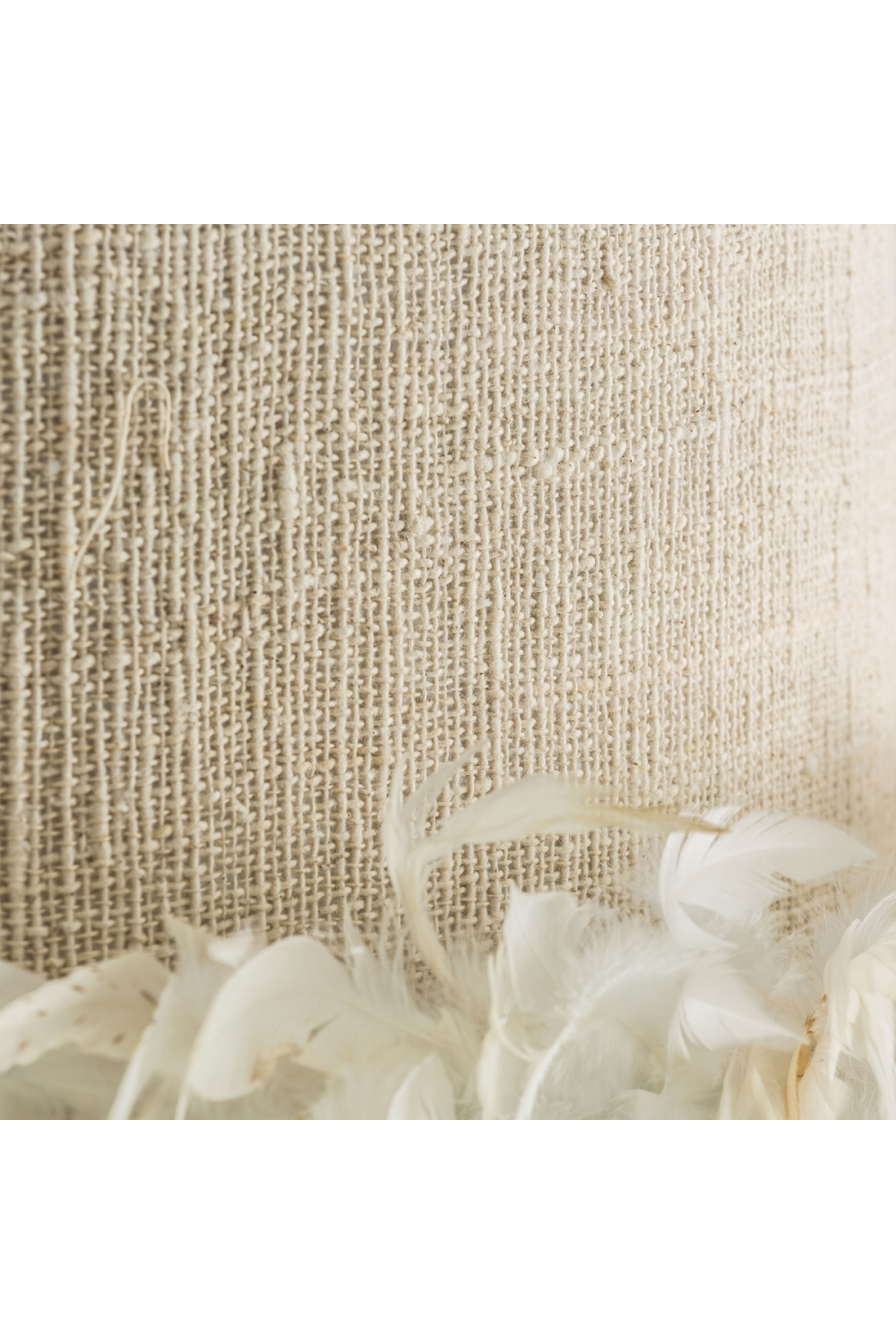 Cream Feather Hanging Lamp | Vical Home Airole | Oroa.com