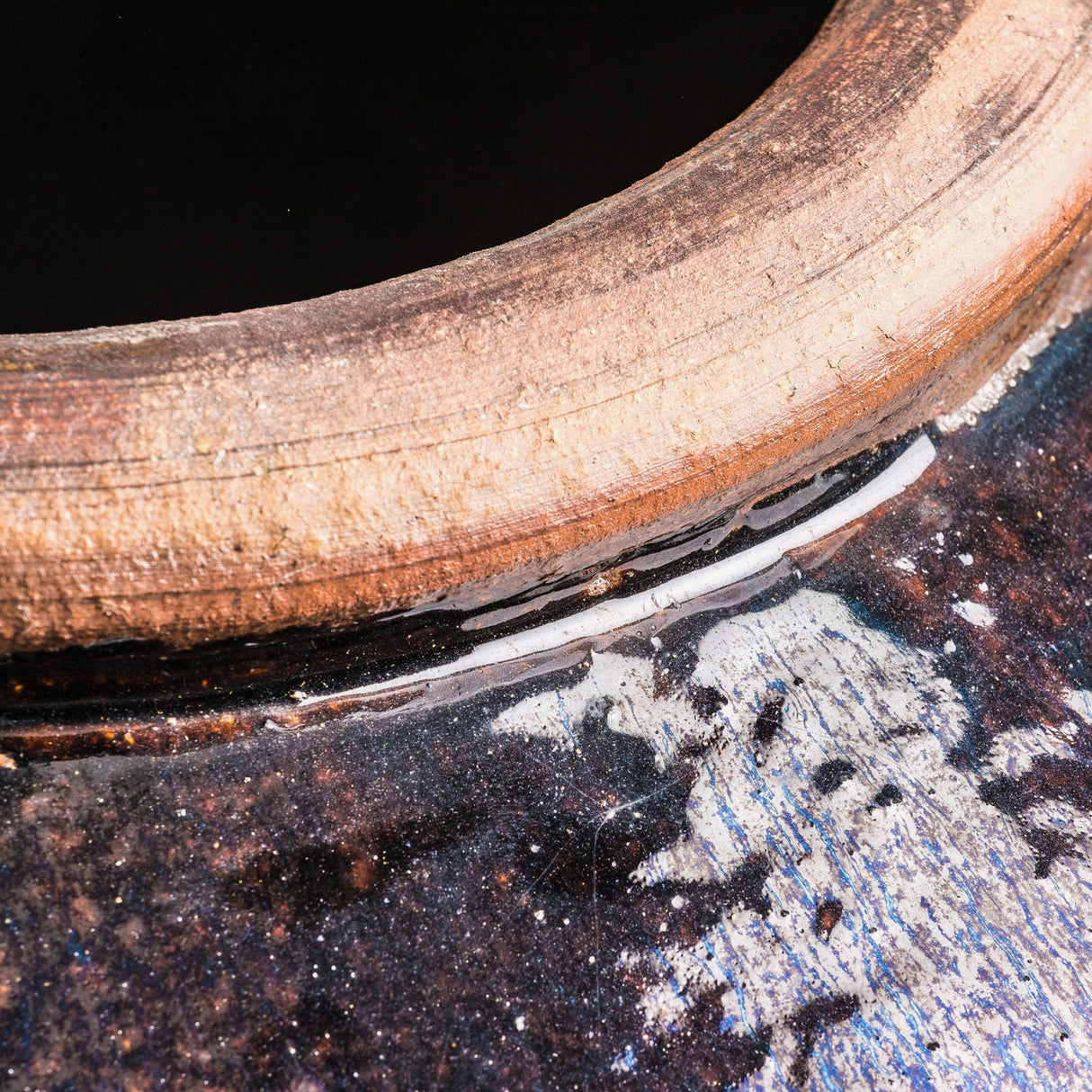 Aged Brown Ceramic Vase | Oroa.com