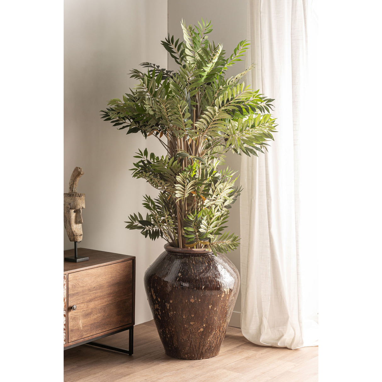 Aged Brown Ceramic Vase | Oroa.com