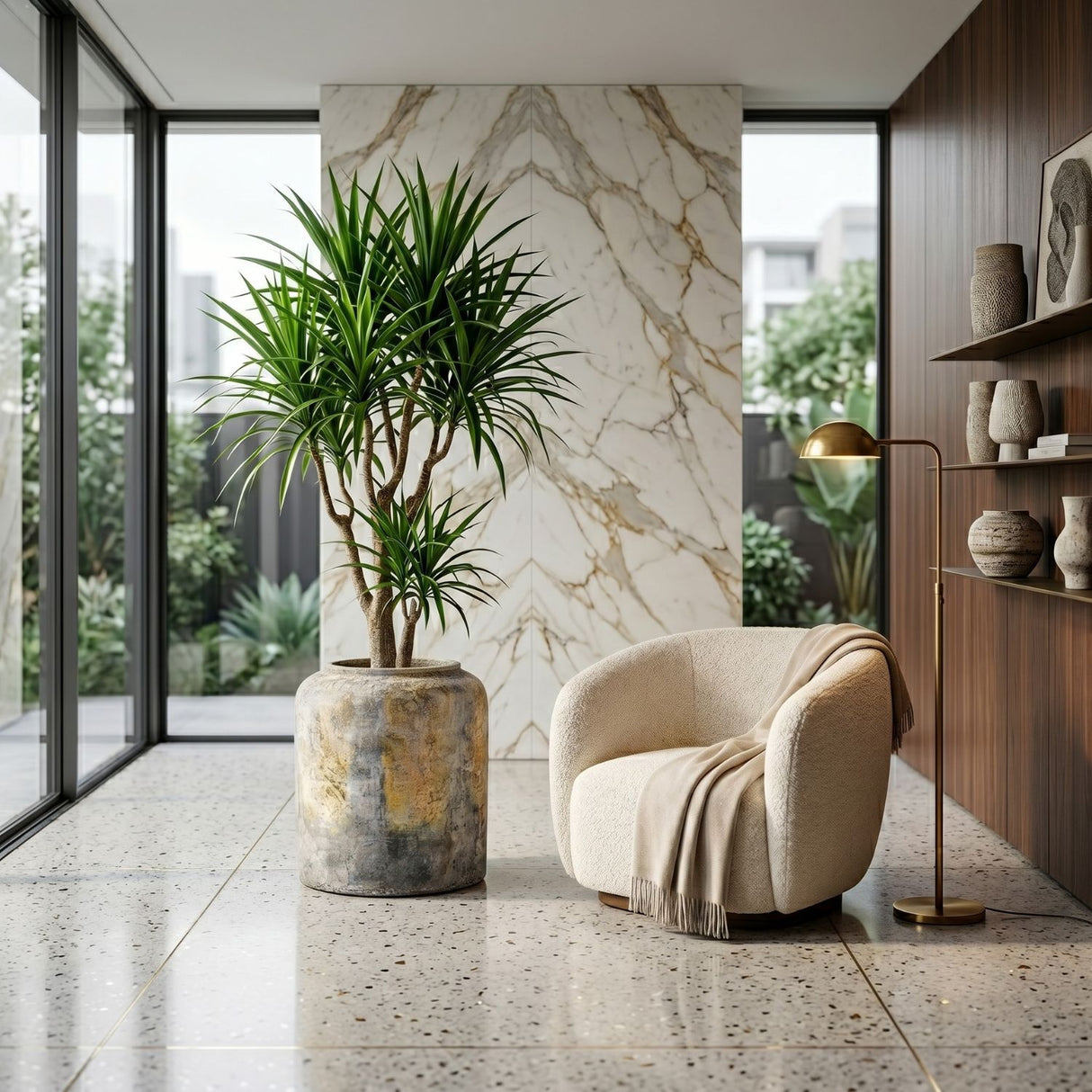 Modern furniture - Gray Terracotta Plant Pot - www.oroa.com | Oroa.com