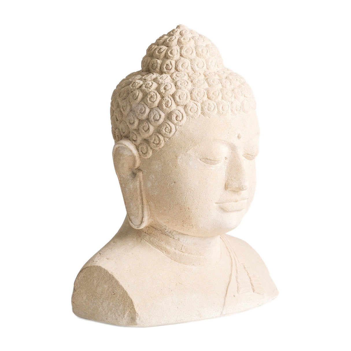 White Cement Oriental Bust | Oroa.com