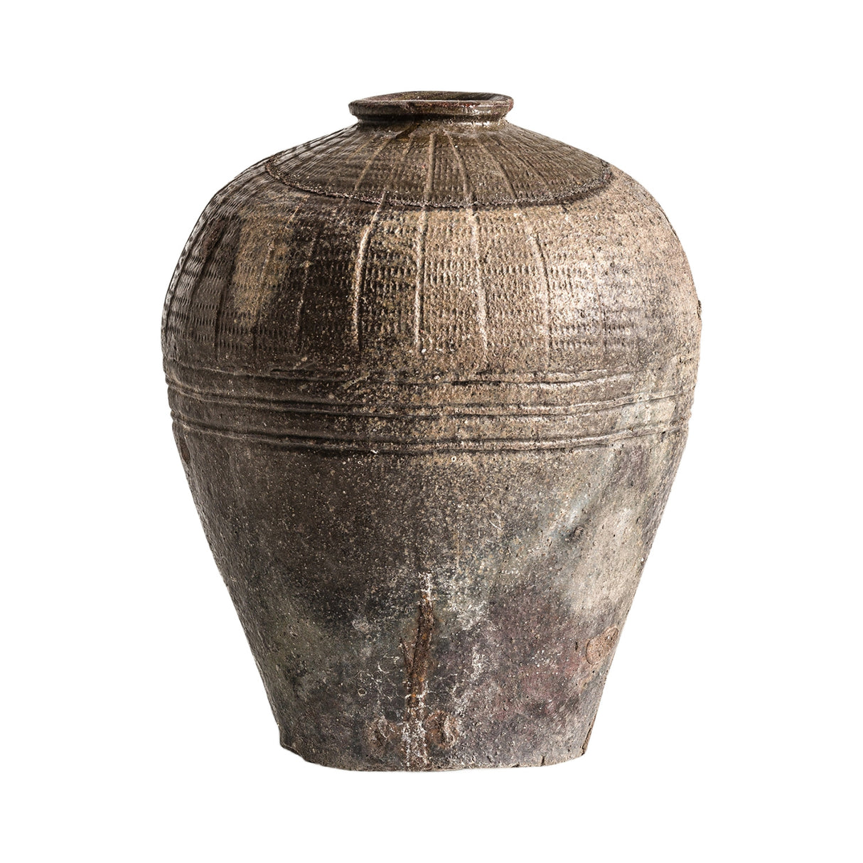 Antique Brown Ceramic Vase | Oroa.com