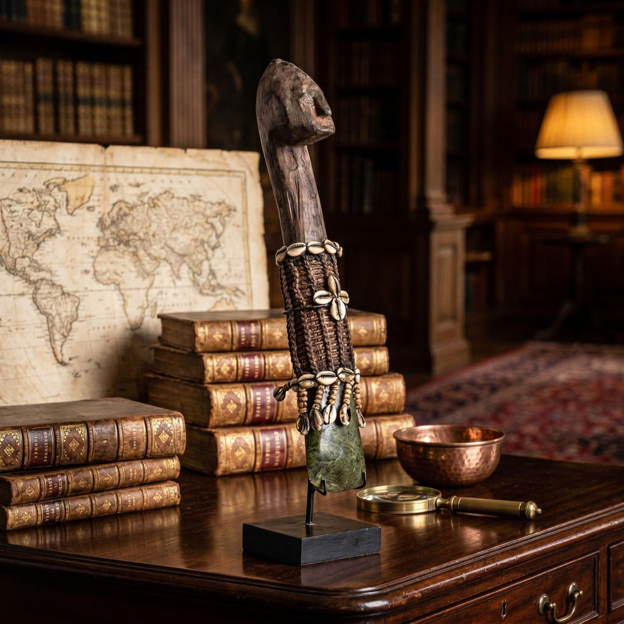 Modern furniture - Aged Tropical Wood Decorative Figure - www.oroa.com | Oroa.com