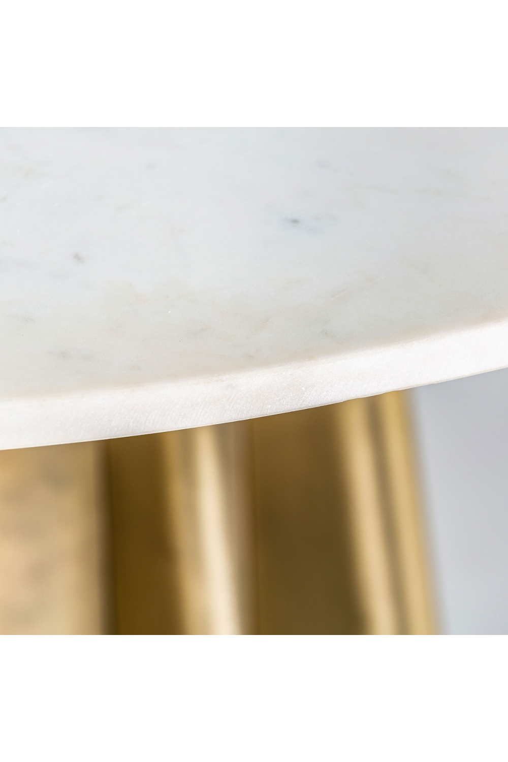 Gold Monopod Marble Dining Table | Vical Home Lezey | Oroa.com