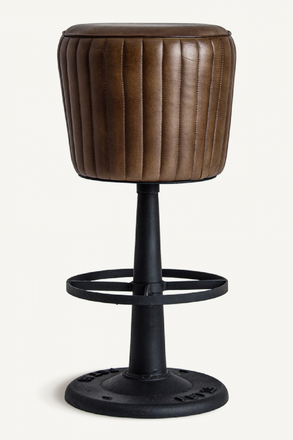 Brown Leather Counter Stool | Vical Home Seney | Oroa.com