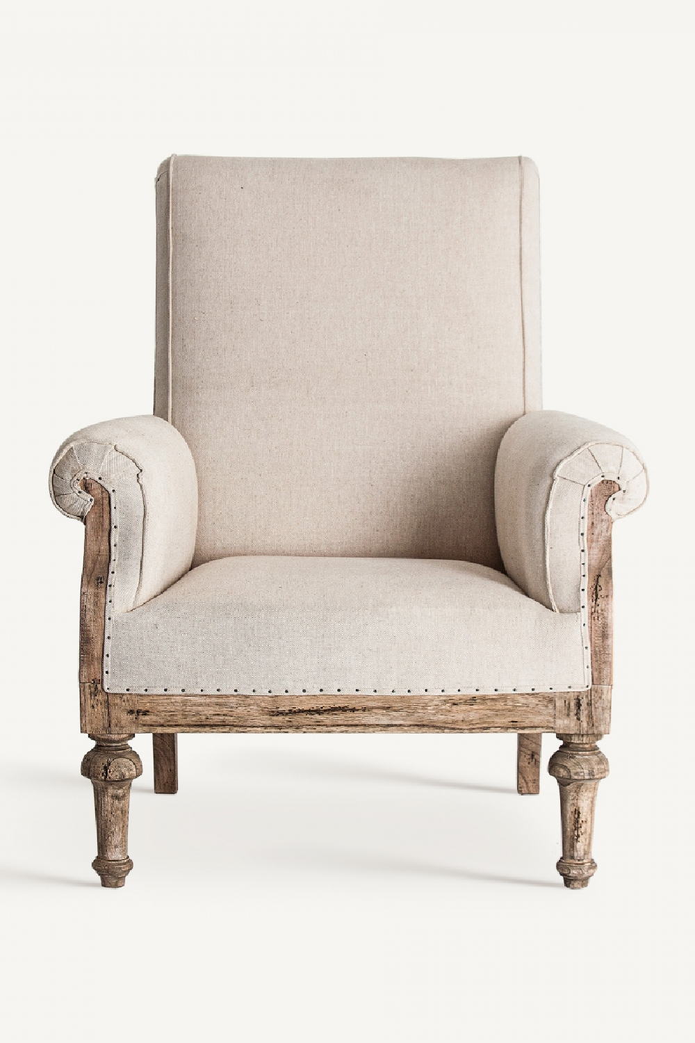 Beige High-Back Lounge Chair | Vical Home Gore | Oroa.com