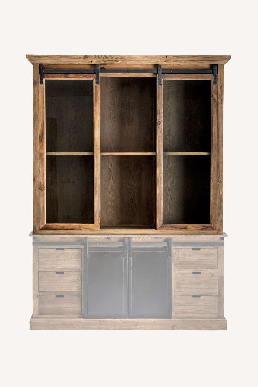 Industrial Pine Modular Display Cabinet | Vical Home Ikast | Oroa.com