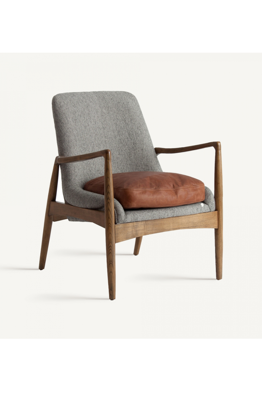 Gray Upholstered Nordic Armchair | Vical Home Elati | Oroa.com