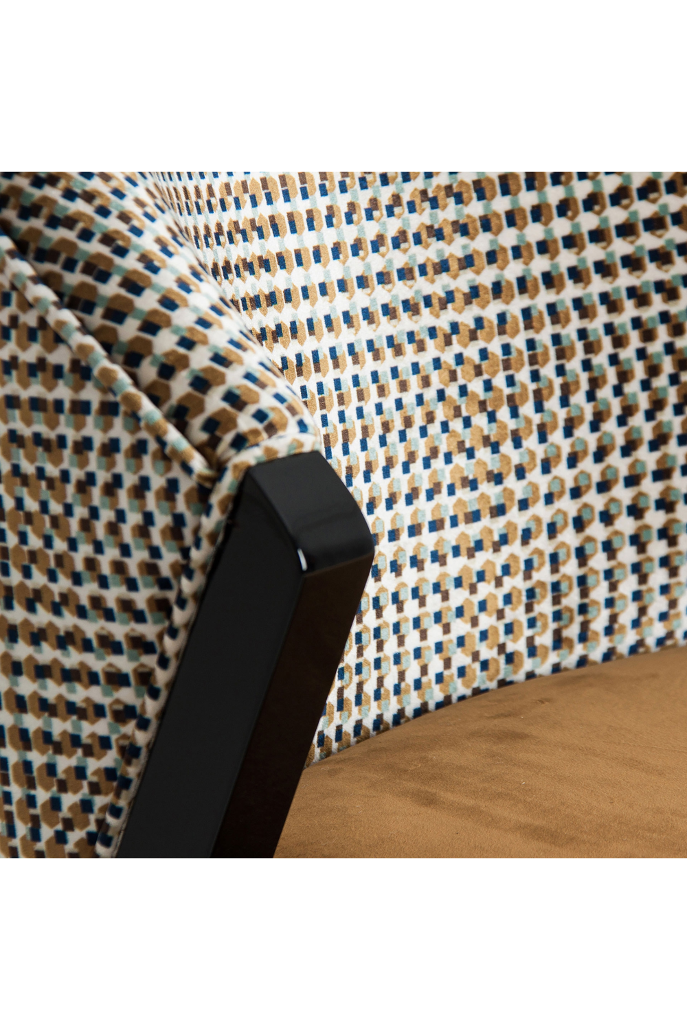 Ocher Velvet Seat Dining Chair | Oroa.com