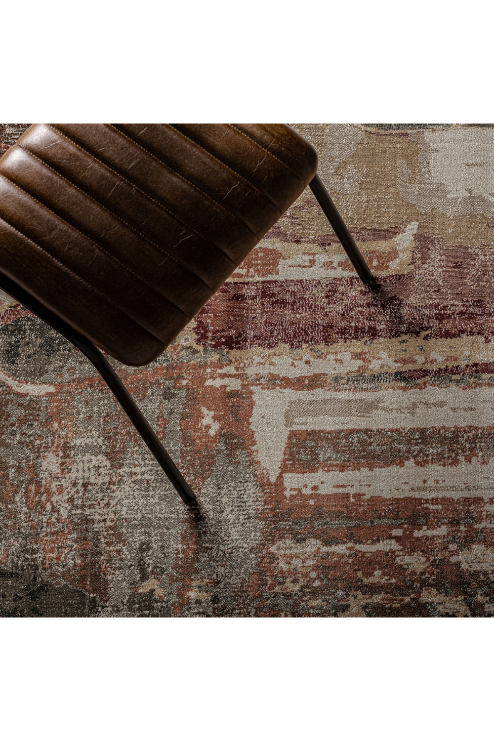 Brown Toned Viscose Rug 9'5" x 6'5" | Vical Home Olivia| Oroa.com