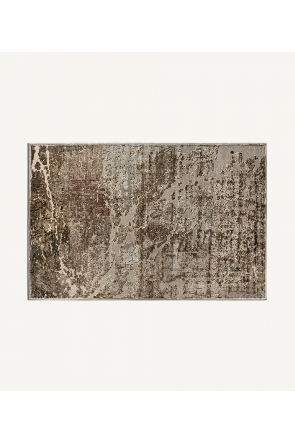 Beige Chenille Rug 9'5" x 6'5" | Vical Home Queen | Oroa.com