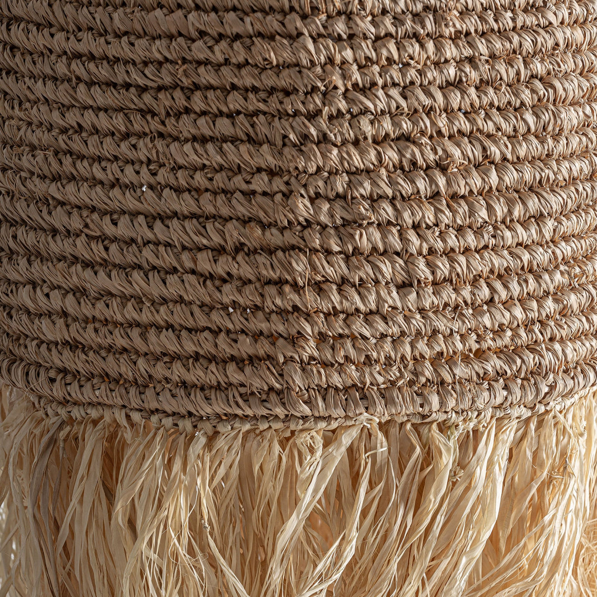 Modern furniture - Natural Fiber Fringed Pendant Light - www.oroa.com | Oroa.com
