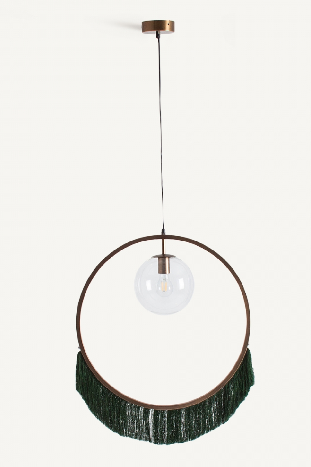 Green Fringed Pendant Light | Vical Home Bulevard | Oroa.com