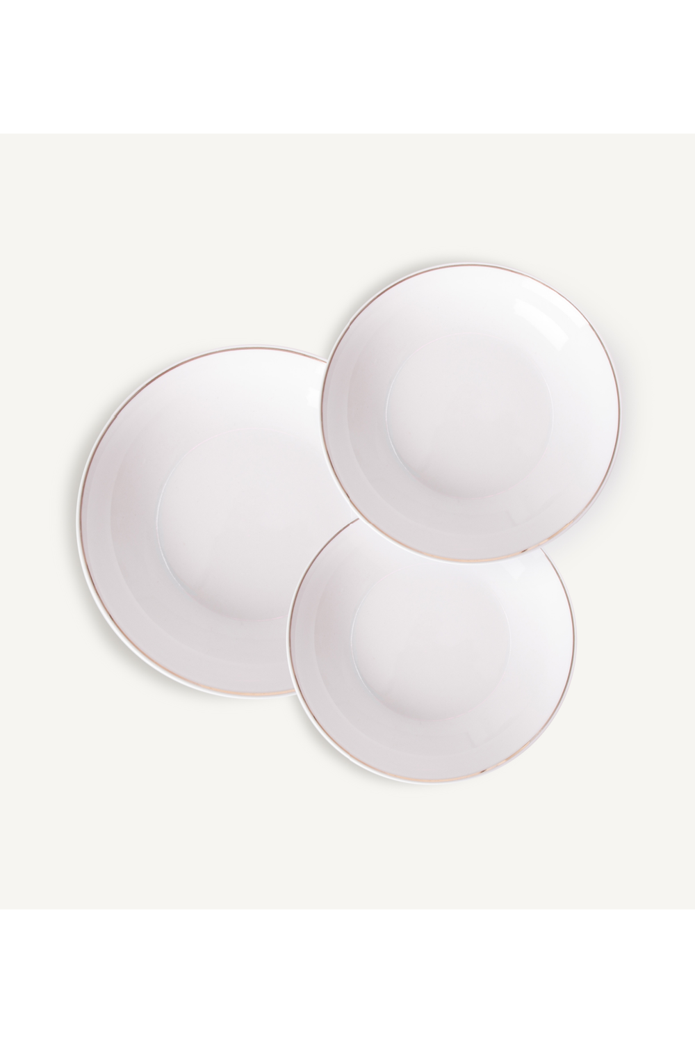 Gold Embossed White Dinnerware (18) | Vical Home Greg | Oroa.com